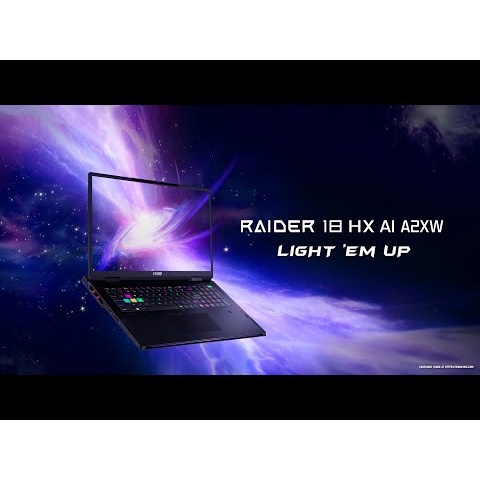 Raider 18 HX AI A2XW - Light 'em Up | MSI