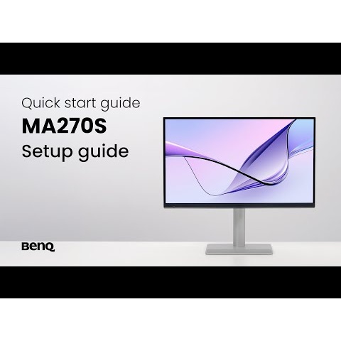 BenQ MA270S monitor: Unboxing & quick start guide