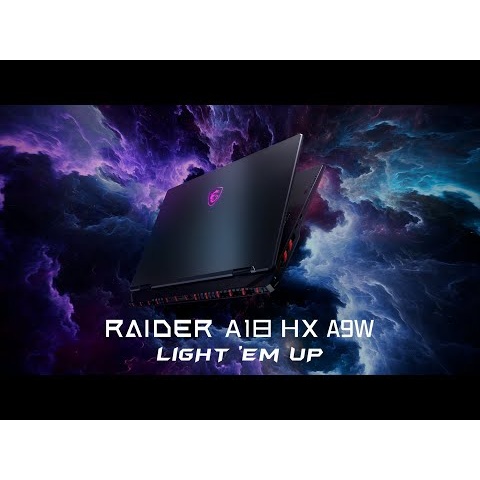 Raider A18 HX A9W - Light 'em Up | MSI