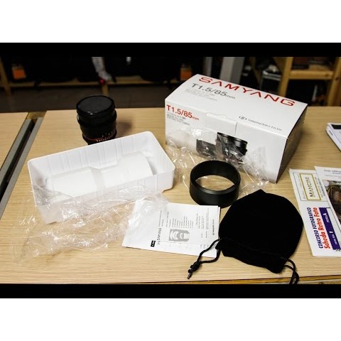 Unboxing Samyang 85mm t/1,5