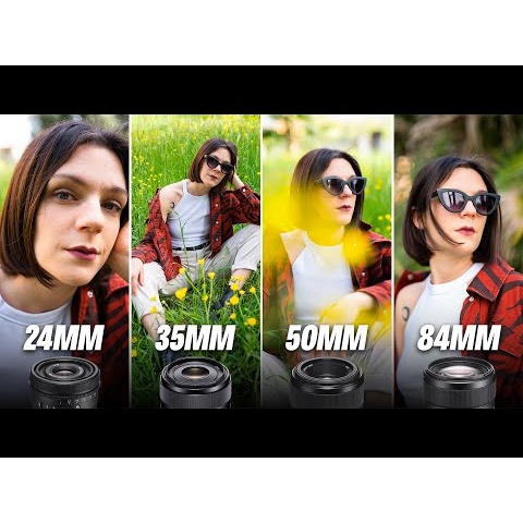 24mm vs 35mm vs 50mm vs 85mm - Quale obiettivo scegliere?