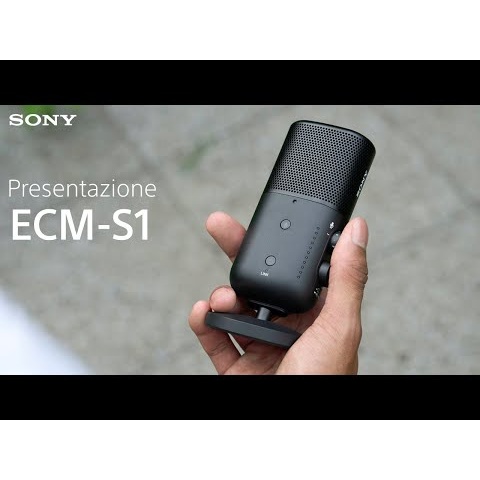 Presentazione del nuovo microfono wireless ECM-S1 di Sony