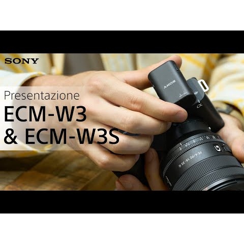 Presentazione del nuovo sistema microfono wireless ECM-W3 / ECM-W3S di Sony