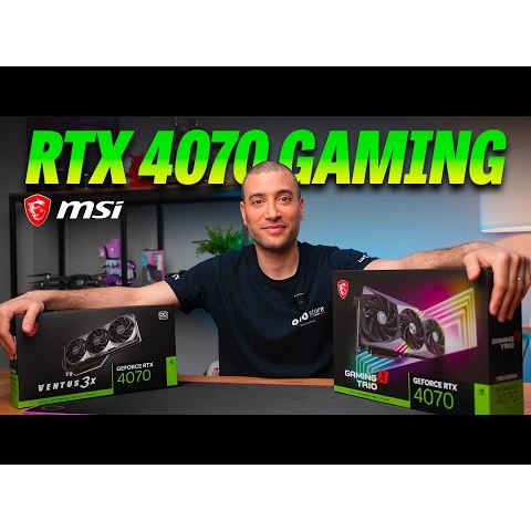 Nvidia RTX 4070 MSI - Unboxing