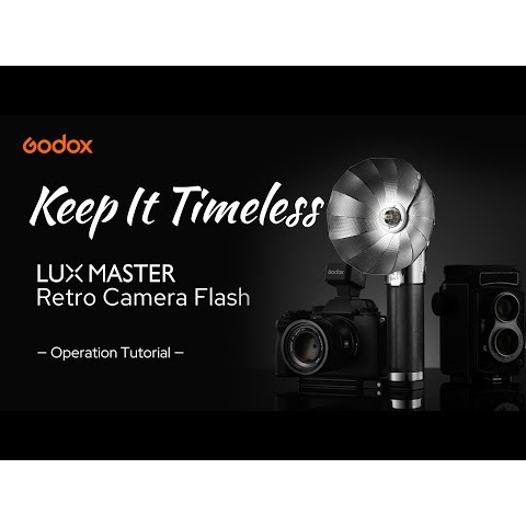 Godox Lux Master Retro Camera Flash-Operation Tutorial