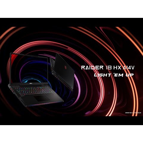 Raider 18 HX A14V - Light 'em Up | MSI