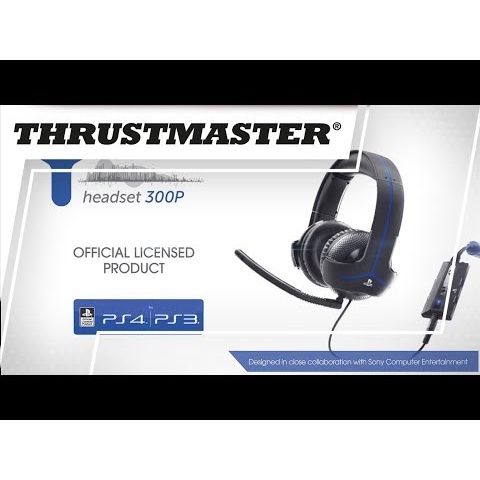 THRUSTMASTER Y-300P - Official Licensed Gaming Headset - Full presentation