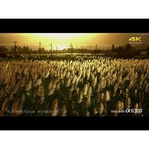 Ultimate resolution 4K movie in Super 35mm | Alpha 6300 | Sony | α