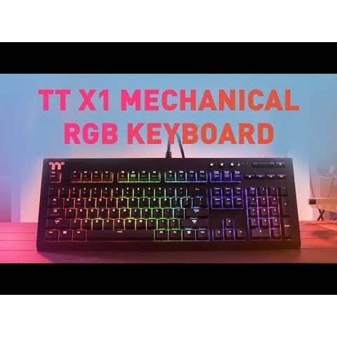 Introducing the TT Premium X1 RGB Mechanical Keyboard