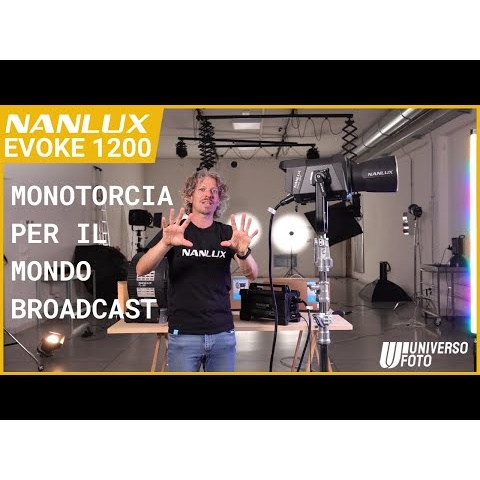 Nanlux Evoke 1200 - Il monotorcia led di eccellenza per il mondo broadcast e del cinema!