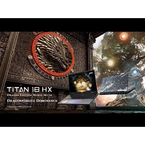 Titan 18 HX Dragon Edition Norse Myth - Dragonforged Dominance | MSI